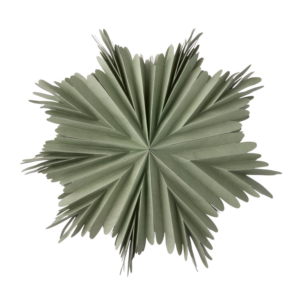 Papirsstjerne, grøn- Ø40 cm